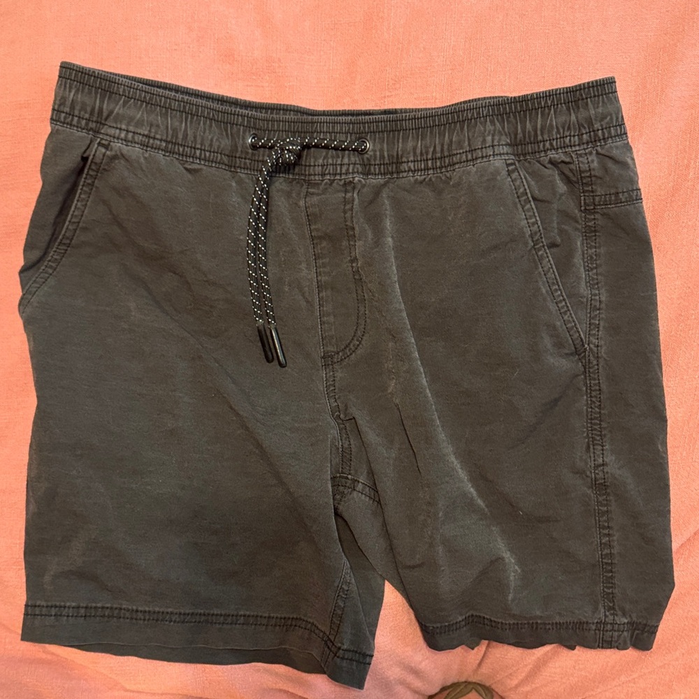 Men's Casual Black Shorts